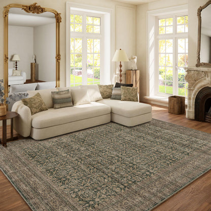 Area Rugs 9x12 Living Room: Washable Bedroom Rug Non Slip Large Boho Carpet