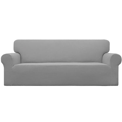 Easy-Going Stretch Couch Covers for Sofa Washable Large Black