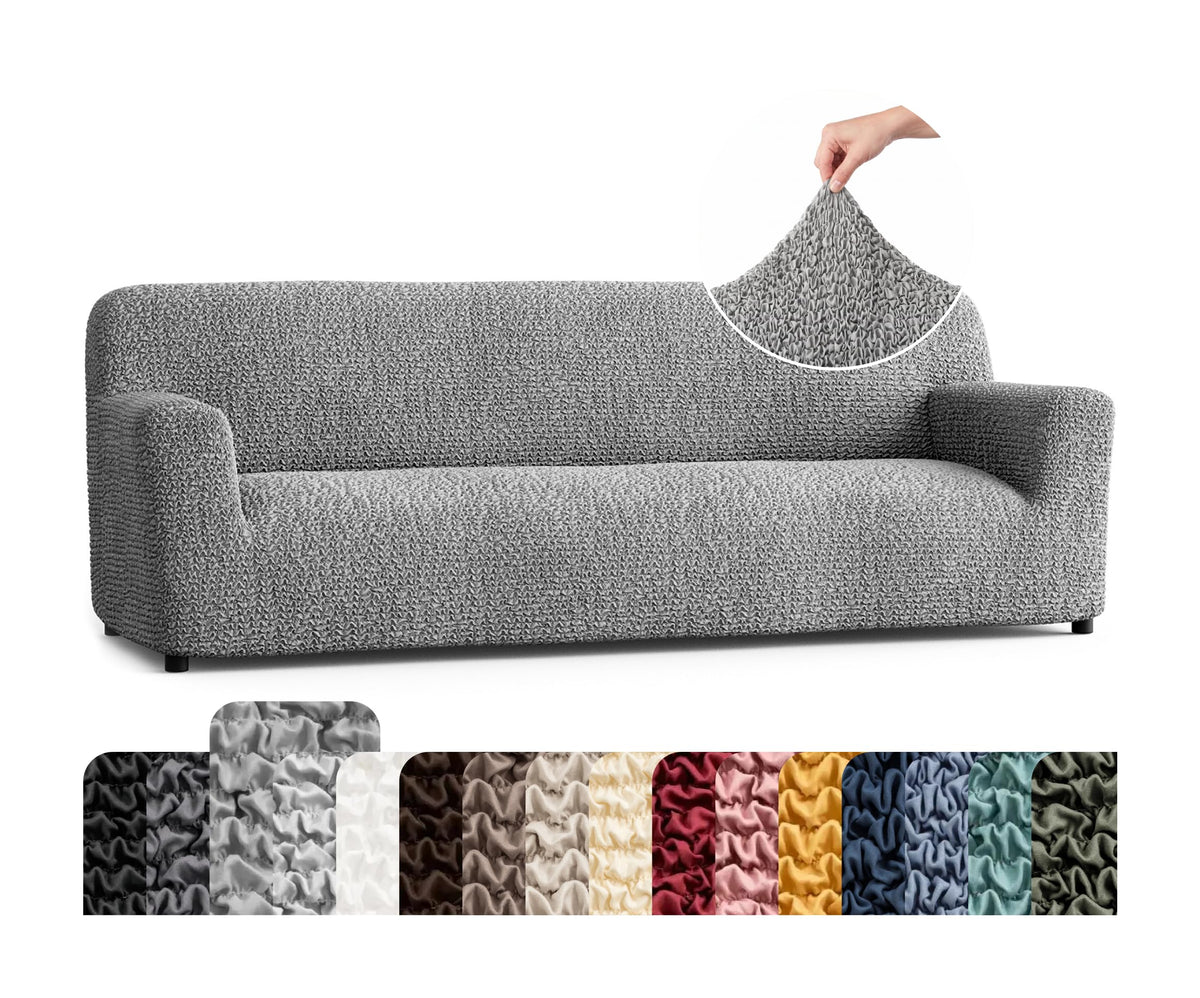 PAULATO Premium Stretch Couch Covers for Sofa - Sofa Chair Cover Washable, Dogs & Pets Friendly - Elastic Polyester Loveseat Slipcovers - Non-Slip Love Seat Couch Covers - Moss Green (64"-85" Wide)