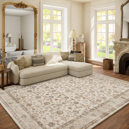 Area Rugs 9x12 Living Room: Washable Bedroom Rug Non Slip Large Boho Carpet