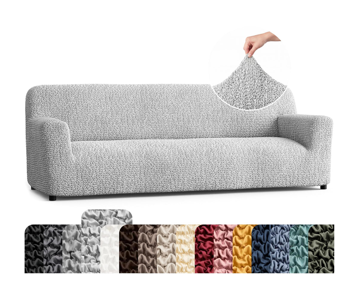 PAULATO Premium Stretch Couch Covers for Sofa - Sofa Chair Cover Washable, Dogs & Pets Friendly - Elastic Polyester Loveseat Slipcovers - Non-Slip Love Seat Couch Covers - Moss Green (64"-85" Wide)