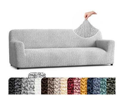 PAULATO Premium Stretch Couch Covers for Sofa - Sofa Chair Cover Washable, Dogs & Pets Friendly - Elastic Polyester Loveseat Slipcovers - Non-Slip Love Seat Couch Covers - Moss Green (64"-85" Wide)