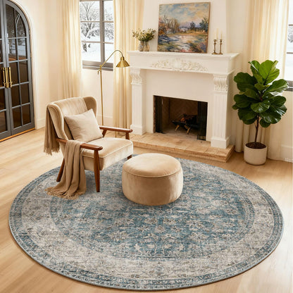 Area Rugs 9x12 Living Room: Washable Bedroom Rug Non Slip Large Boho Carpet