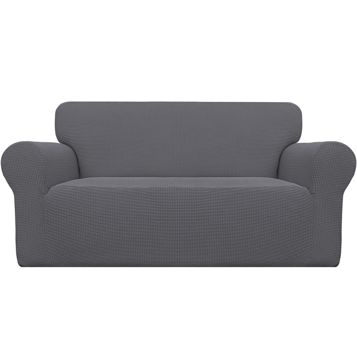 Easy-Going Stretch Couch Covers for Sofa Washable Large Dark Gray