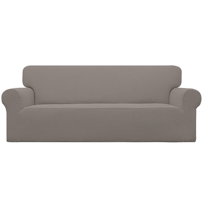 Easy-Going Stretch Oversized Sofa Couch Slipcover Washable Dark Gray