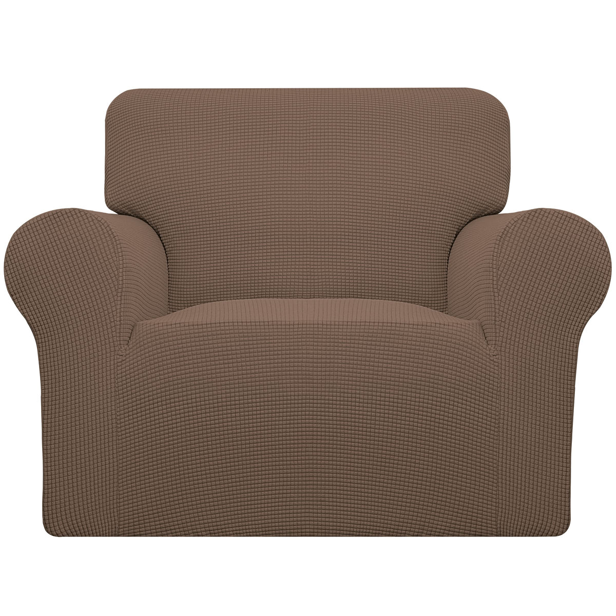 Easy-Going Stretch Loveseat Couch Covers Washable Dark Gray
