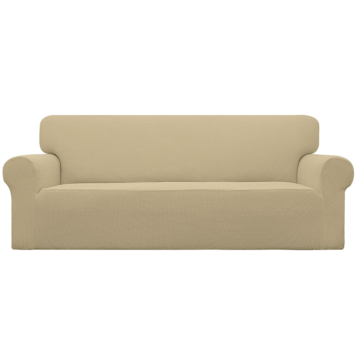 Easy-Going Stretch Couch Covers for Sofa Washable Large Black