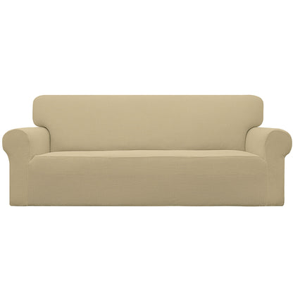 Easy-Going Stretch Couch Covers for Sofa Washable Large Dark Gray