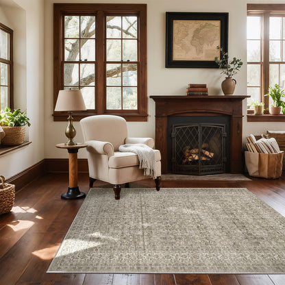 Area Rugs 9x12 Living Room: Washable Bedroom Rug Non Slip Large Boho Carpet