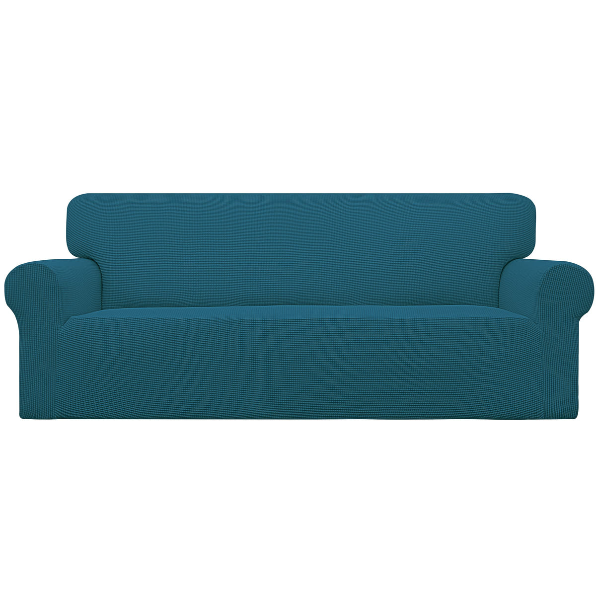 Easy-Going Stretch Loveseat Couch Covers Washable Dark Gray
