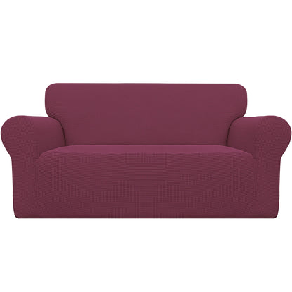 Easy-Going Stretch Couch Covers for Sofa Washable Large Black