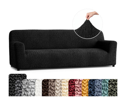 PAULATO Premium Stretch Couch Covers for Sofa - Sofa Chair Cover Washable, Dogs & Pets Friendly - Elastic Polyester Loveseat Slipcovers - Non-Slip Love Seat Couch Covers - Moss Green (64"-85" Wide)