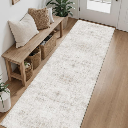 Washable 8×10 Area Rug for Living Room Grey