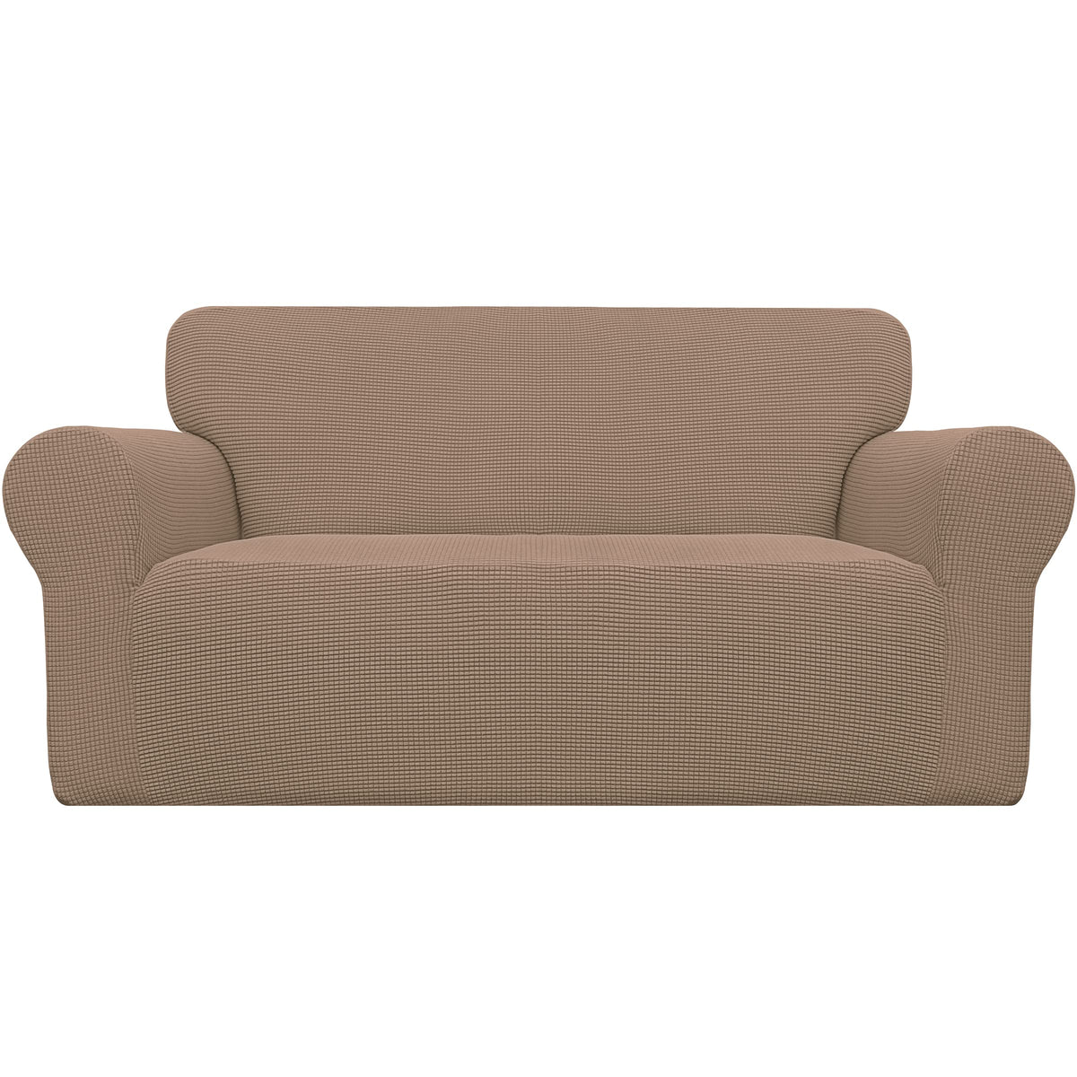 Easy-Going Stretch Loveseat Couch Covers Washable Dark Gray