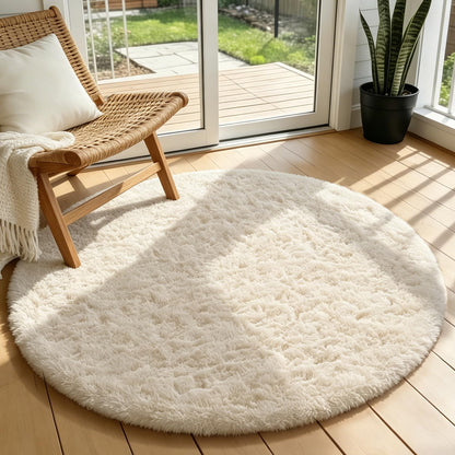 Ophanie Area Rugs for Living Room Bedroom, Washable Non-Slip Fluffy Soft Grey Shag Carpet, Indoor Floor Gray 4x6 Fuzzy Shaggy Living Room Plush Rug for Kids Home Dorm Decor Aesthetic