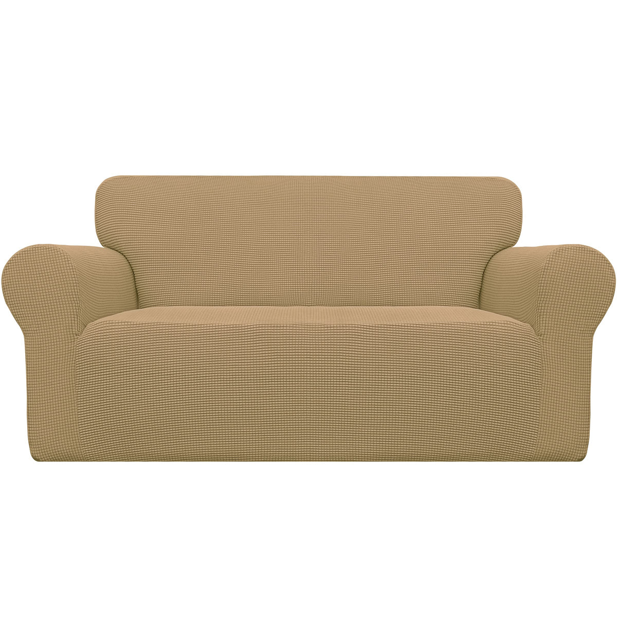 Easy-Going Stretch Loveseat Couch Covers Washable Dark Gray