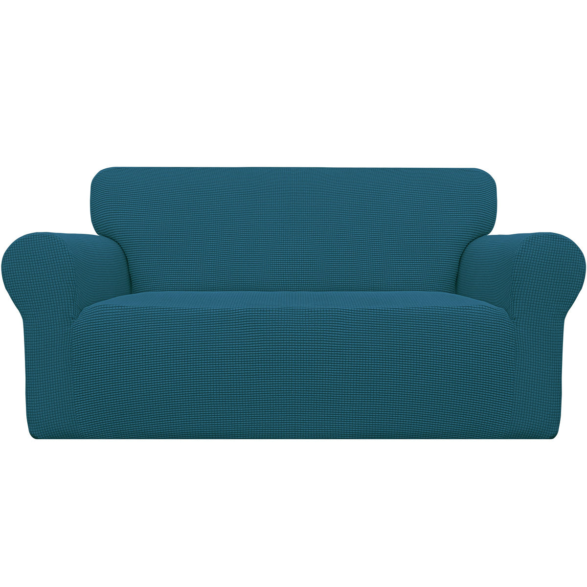 Easy-Going Stretch Loveseat Couch Covers Washable Dark Gray