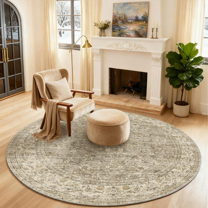 Area Rugs 9x12 Living Room: Washable Bedroom Rug Non Slip Large Boho Carpet