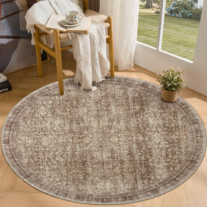 Sasttie 8x10 Area Rugs, Ultra-Soft Washable Rug for Living Room, Beige