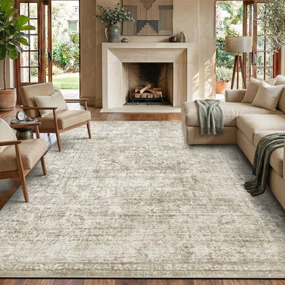 Homemate Washable Rug 9x12 Area Rugs - Vintage Rugs for Living Room