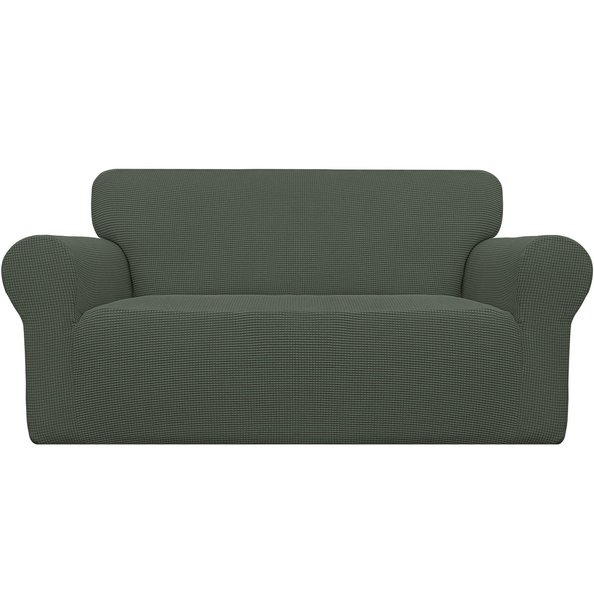 Easy-Going Stretch Couch Covers for Sofa Washable Large Dark Gray
