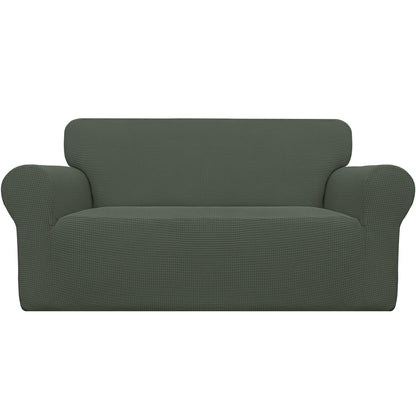 Easy-Going Stretch Couch Covers for Sofa Washable Large Dark Gray