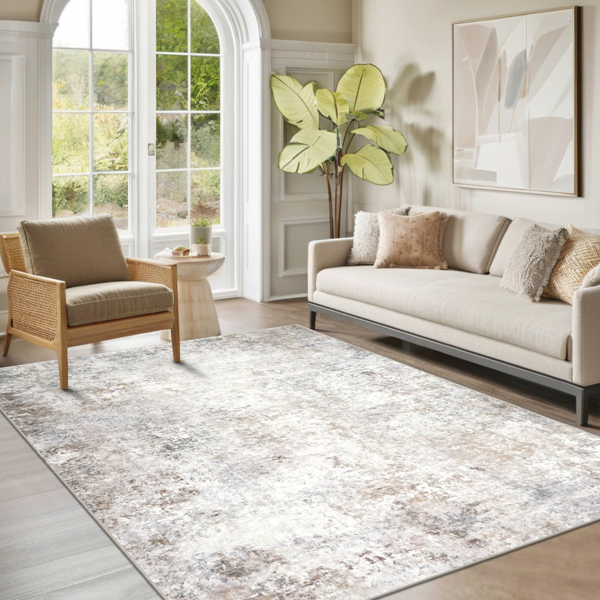 Washable Rugs 8x10 Area Rugs for Living Room,Bedroom,Dining Room Carpet