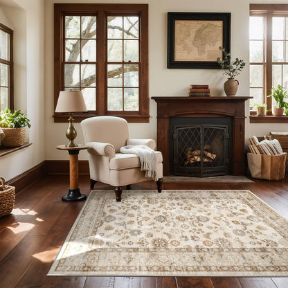 Area Rugs 9x12 Living Room: Washable Bedroom Rug Non Slip Large Boho Carpet
