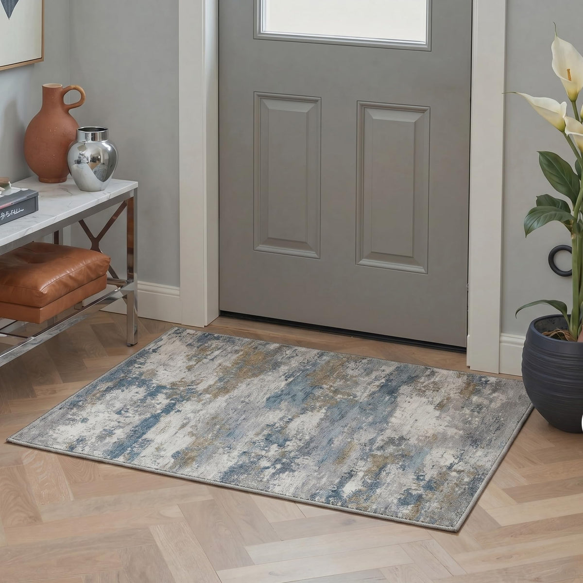 BEIMO 5X7 Area Rug for Living Room, Modern Abstract Washable Soft Non Slip