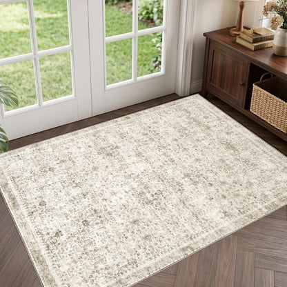 Sasttie 8x10 Area Rugs, Ultra-Soft Washable Rug for Living Room, Beige