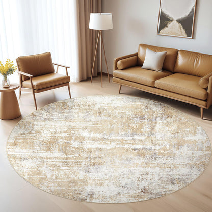 LOONGRUG 6x9 Area Rugs Washable Neutral Modern Abstract Living Room Rug