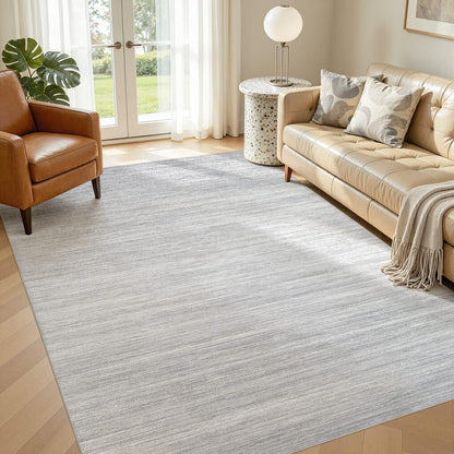 8x10 Area Rugs Living Room Abstract Washable Rug, Gold Brown