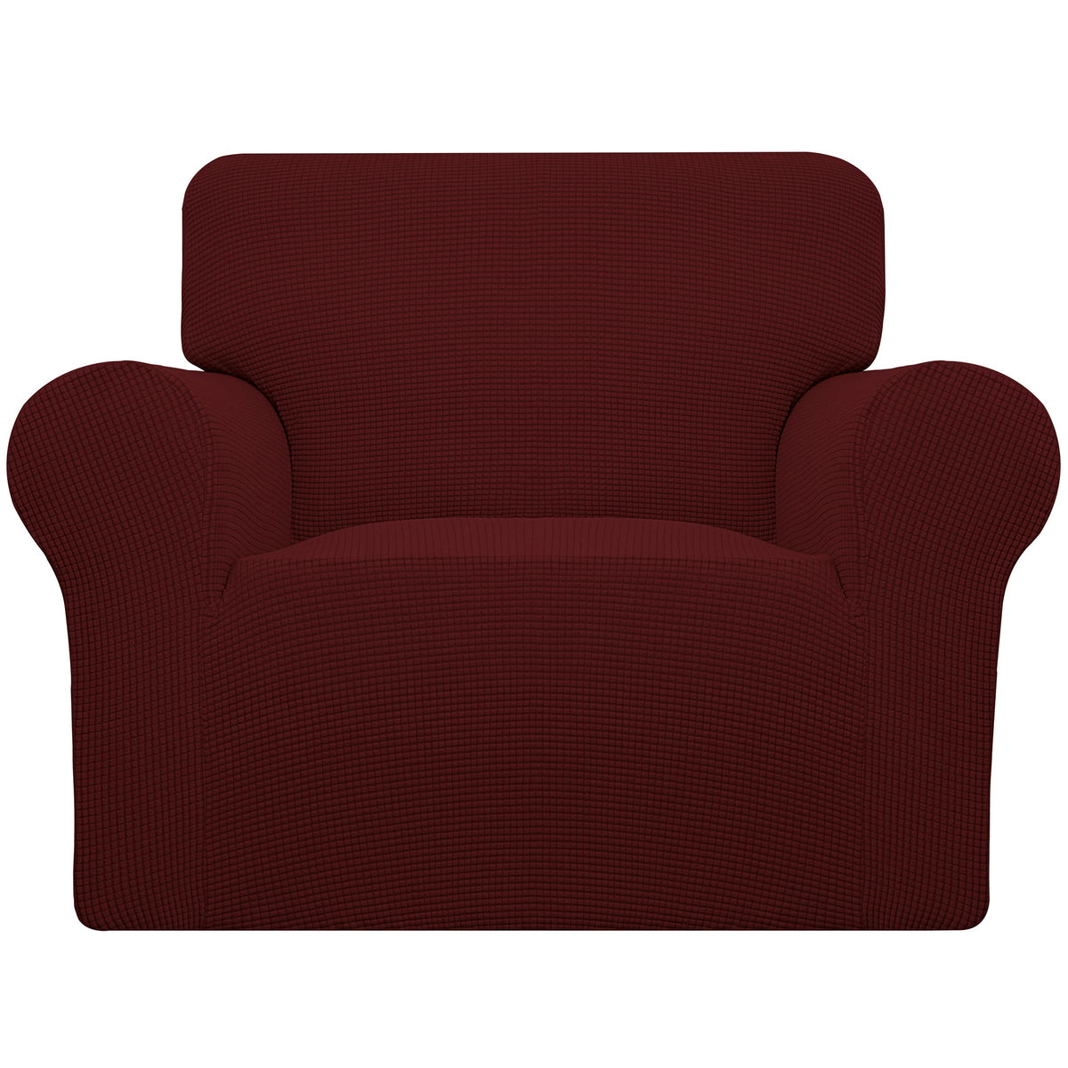Easy-Going Stretch Loveseat Couch Covers Washable Dark Gray