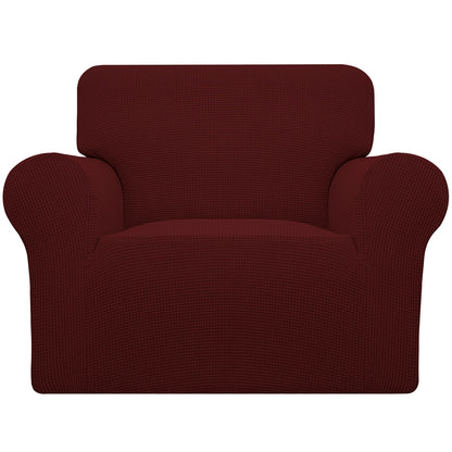 Easy-Going Stretch Loveseat Couch Covers Washable Dark Gray