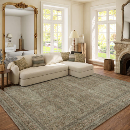 Area Rugs 9x12 Living Room: Washable Bedroom Rug Non Slip Large Boho Carpet