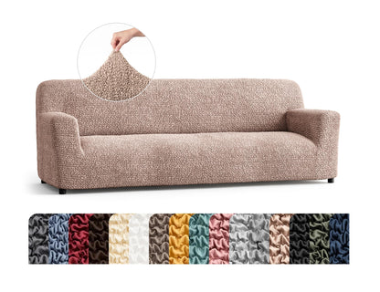PAULATO Premium Stretch Couch Covers for Sofa - Sofa Chair Cover Washable, Dogs & Pets Friendly - Elastic Polyester Loveseat Slipcovers - Non-Slip Love Seat Couch Covers - Moss Green (64"-85" Wide)