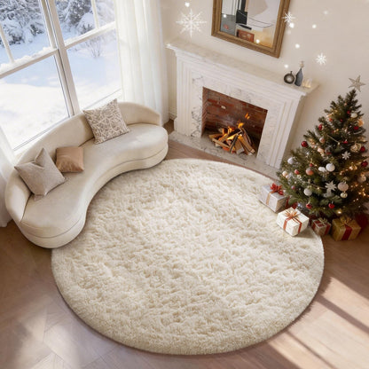 Ophanie Area Rugs 9x12 Living Room, Large Grey Bedroom Carpet, Big Shag Indoor Thick Soft Nursery Rug, Gray Fluffy Carpets for Boy and Girls Room Dorm Home Decor Aesthetic