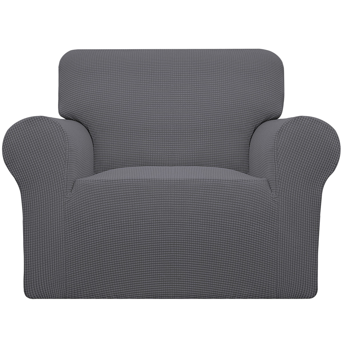 Easy-Going Stretch Oversized Sofa Couch Slipcover Washable Dark Gray