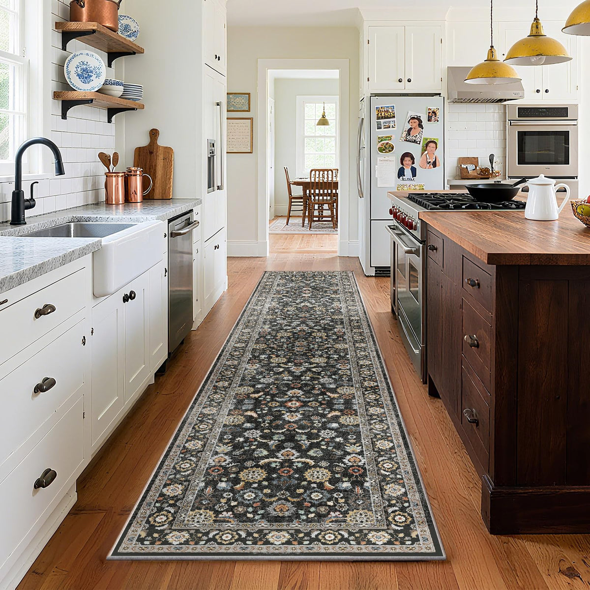 Area Rugs 9x12 Living Room: Washable Bedroom Rug Non Slip Large Boho Carpet
