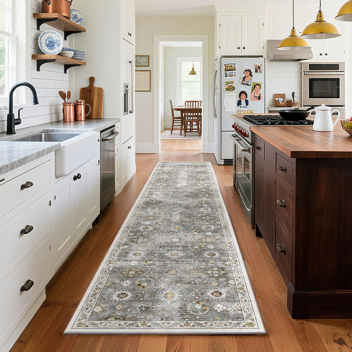 Area Rugs 9x12 Living Room: Washable Bedroom Rug Non Slip Large Boho Carpet