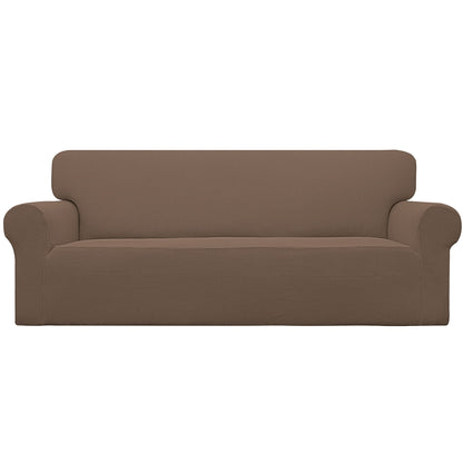 Easy-Going Stretch Couch Covers for Sofa Washable Large Black