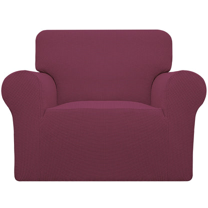 Easy-Going Stretch Loveseat Couch Covers Washable Dark Gray