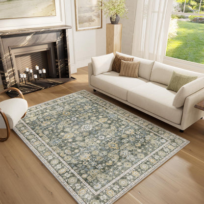 Machine Washable Rugs for Living Room: 8x10 Area Rugs for Bedroom