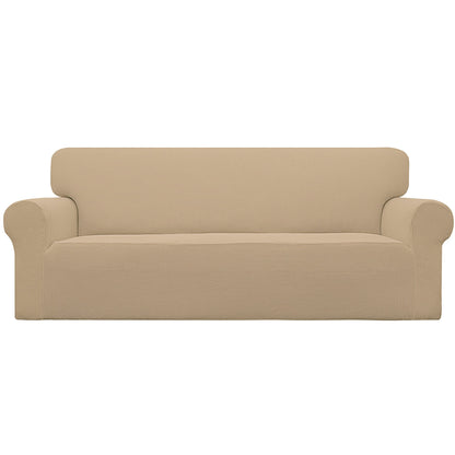 Easy-Going Stretch Oversized Sofa Couch Slipcover Washable Dark Gray