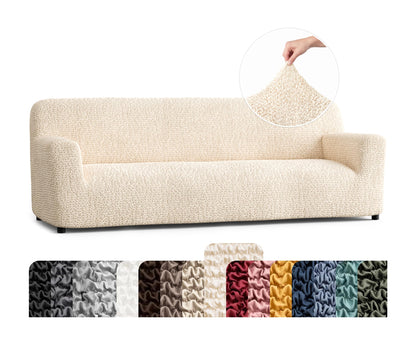 PAULATO Premium Stretch Couch Covers for Sofa - Sofa Chair Cover Washable, Dogs & Pets Friendly - Elastic Polyester Loveseat Slipcovers - Non-Slip Love Seat Couch Covers - Moss Green (64"-85" Wide)