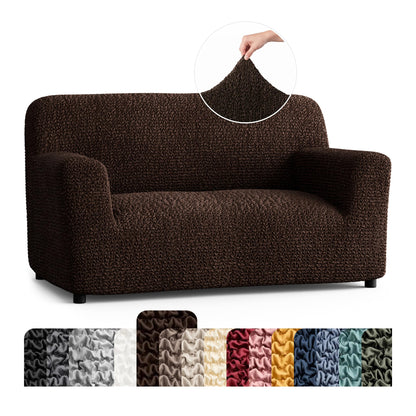 PAULATO Premium Stretch Couch Covers for Sofa - Sofa Chair Cover Washable, Dogs & Pets Friendly - Elastic Polyester Loveseat Slipcovers - Non-Slip Love Seat Couch Covers - Moss Green (64"-85" Wide)