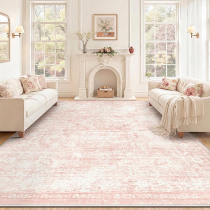 Homemate Washable Rug 9x12 Area Rugs - Vintage Rugs for Living Room