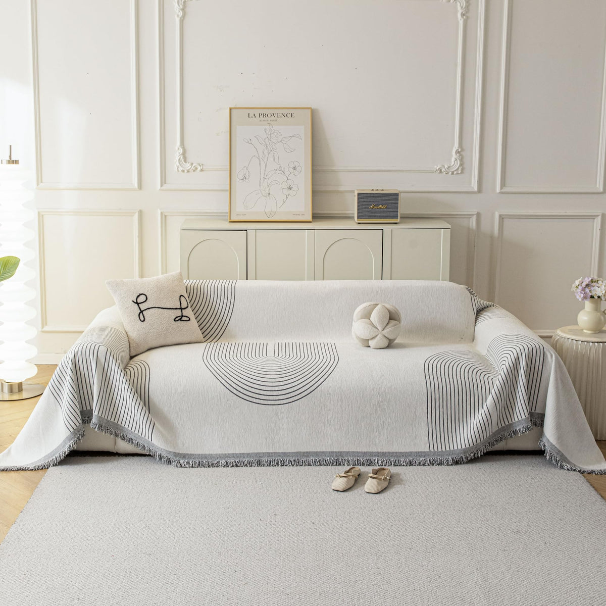 Couch Cover for Sofa, Boho Sofa Covers Washable 3 Cushion for Dogs