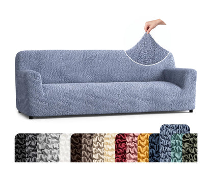 PAULATO Premium Stretch Couch Covers for Sofa - Sofa Chair Cover Washable, Dogs & Pets Friendly - Elastic Polyester Loveseat Slipcovers - Non-Slip Love Seat Couch Covers - Moss Green (64"-85" Wide)