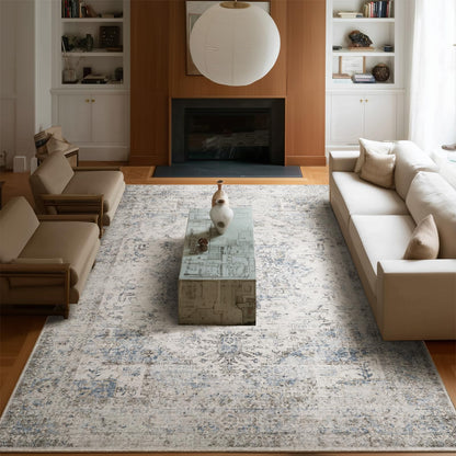Machine Washable Rugs for Living Room: 8x10 Area Rugs for Bedroom